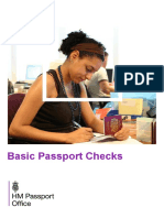 Basic Passport Checks: Cyan Magenta Black
