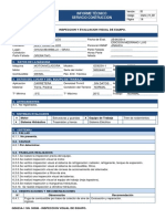 Informe Tecnico Gd623a-1 - Inspeccion y Evaluacion Visual de Equipo.