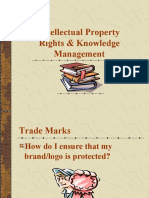 Intellectual Property Rights & Knowledge Management