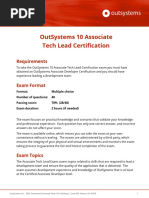 OutSystems 10 Associate Tech Lead