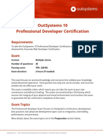 OutSystems 10 Professional Developer Certification