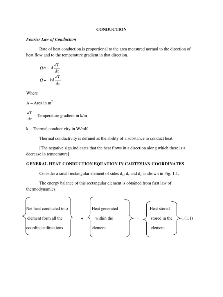 Unit 1 HT | PDF | Thermal Conduction | Heat Transfer