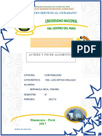 Alimentos Ph-Acidez