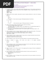 Computer Application Project Icse 2021 PDF