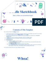 Doodle Sketchbook blue variant