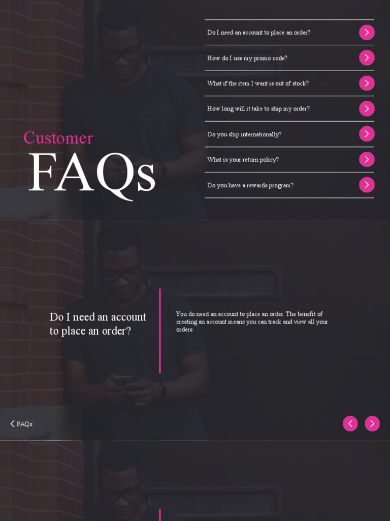 E-commerce Order & Shipping FAQs | PDF