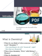 Introduction To Chemistry: Investigations Into The Stuff of The Universe