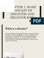 Chapter 1: Basic Concept of Disaster and Disaster Risk