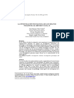 Dialnet LaInvestigacionPsicologicaDeLosDelitosViolentosElM 6379123 PDF