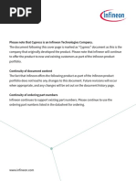 Please Note That Cypress Is An Infineon Technologies Company