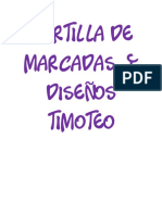 Cartilla de Marcadas y Diseos Timoteo PDF