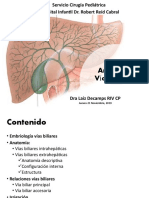 Anatomía de Vias Biliares