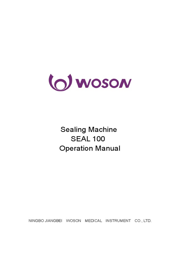 User Manual Sealing Machine Www Aparaturastomatologica Pdf Sterilization Microbiology Fuse Electrical