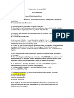 Fundamentos de Contabilidad - Cuestionario