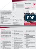 Power System Stability: Registration Information