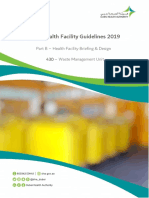 DHA Health Facility Guidelines 2019: Part B - Health Facility Briefing & Design 430 - Waste Management Unit