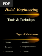 Hotel Engineering: Tools & Techniqes