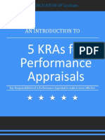 5 KRA For Performance Appraisals To Make It Effective