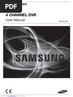 4 Channel DVR: User Manual