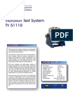 TV 51110 Vibration Test System: Description