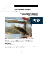 Eastern Mosquitofish (Gambusia Holbrooki) : Ecological Risk Screening Summary
