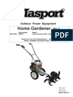 Home Gardener: Outdoor Power Equipment