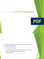 Photovoltaic Cleaning System