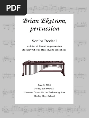 Recital Program