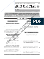 Diario Oficial de El Salvador publica acuerdos y ordenanzas municipales