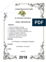 Universidad Nacional de Trujillo Monopolio Economía General