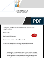 009 Julio PPT Primero Medio The Passive Voice