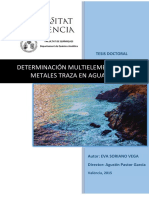 Determinación Multielemental de Metales Traza en Agua de Mar (ICP-MS)