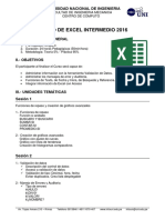Silabo de Excel Intermedio PDF