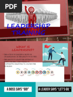 Basic Leadership Training Module PDF | PDF | Leadership | Communication