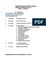 Jadual Taklimat Dan Pembentangan