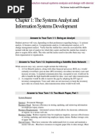 Chapter 1: The Systems Analyst and Information Systems Development