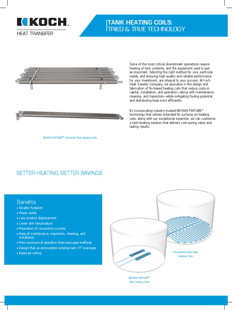 Tried & True Technology: Tank Heating Coils | PDF | Heat Exchanger ...