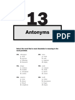 Antonyms (Exercise 6)