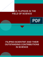 Famous Filipinos in The Field of Science