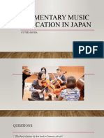 Music Education in Japan