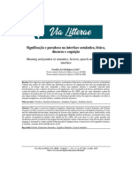 Significação e Paradoxo Na Interface Semântica, Léxico, Discurso e Cognição