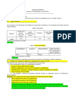 Examen - Los Carbohidratos en Los Alimentos