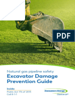 Excavator Damage Prevention Guide: Natural Gas Pipeline Safety
