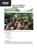 Laporan Praktikum Ekosistem Darat