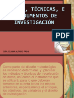 Metodos Tecnicas e Instrumento de Investigacion PDF