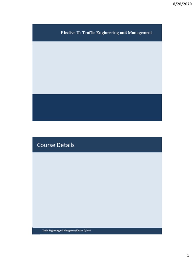 Chapter 1 Class 2 Final | PDF | Systems Science | Transportation ...