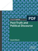 (David Block) Post Truth and Political Discourse PDF
