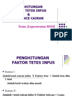 Faktor Tetes Infus & Balance Cairan