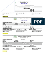 Registrar's Copy: Enrollment Form