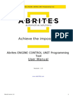 Abrites Engine Control Unit Programming Tool User Manual v1 - Bxe43YT